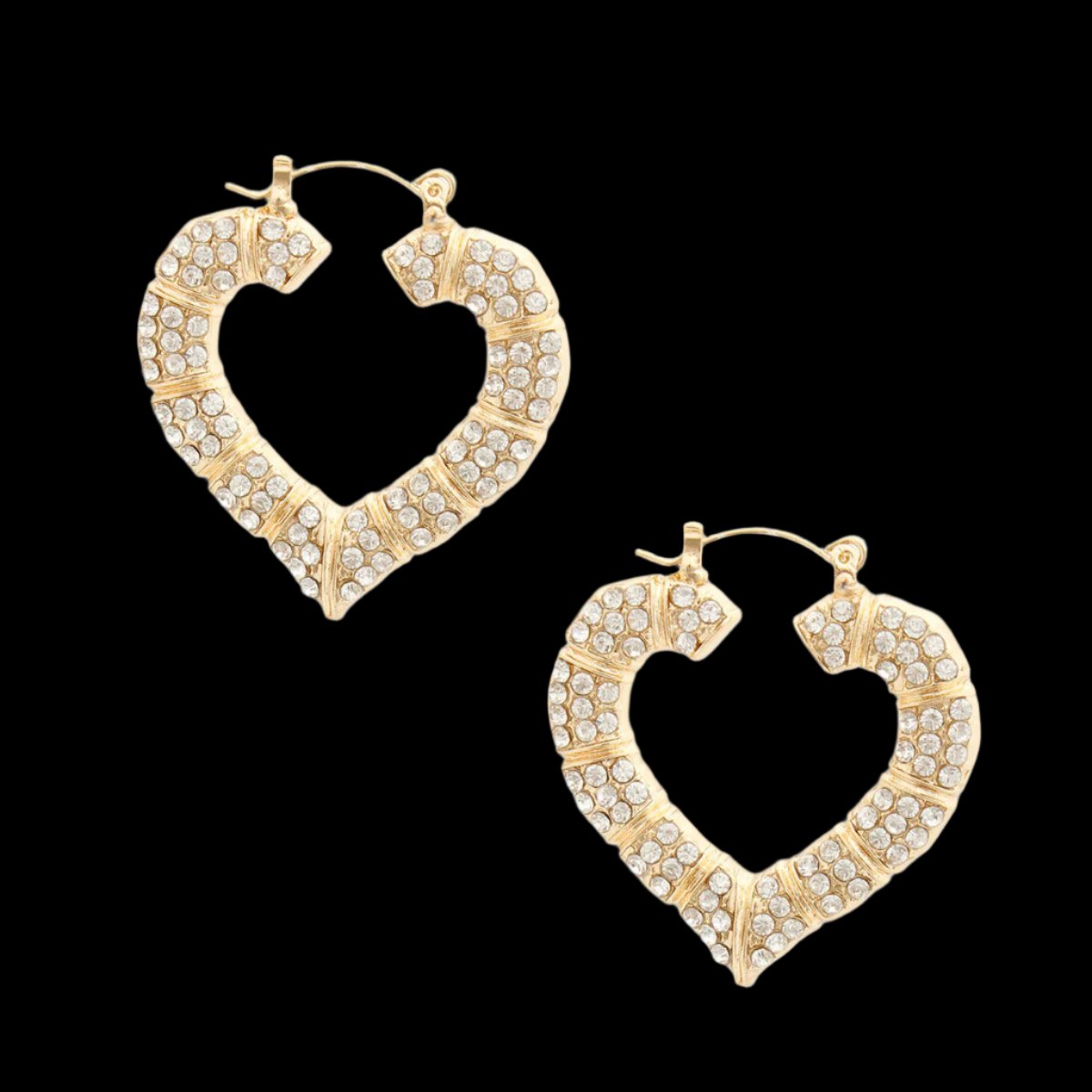 Timeless Heart Earrings Jewelry Bubble