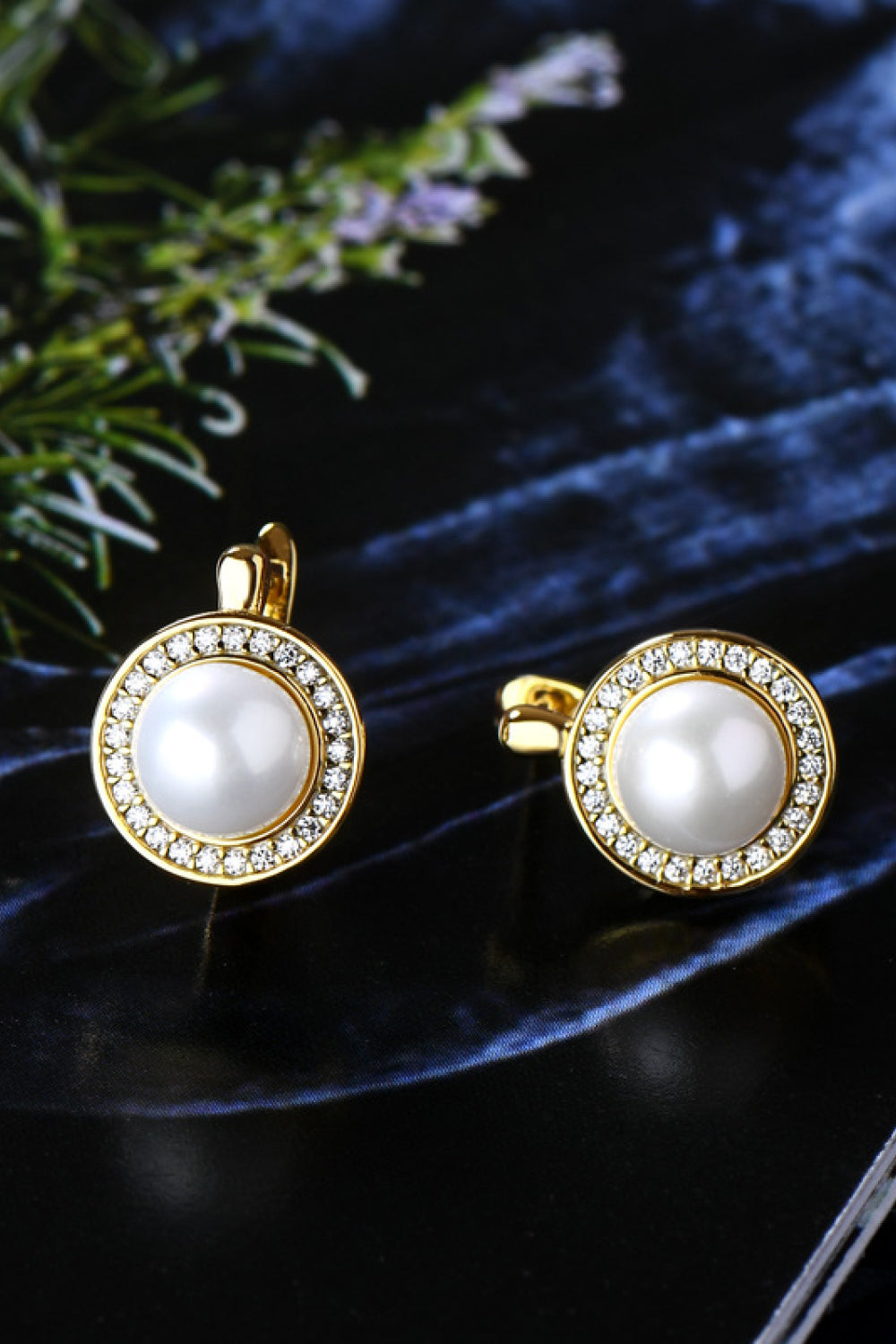 Timeless Moissanite Pearl Sterling Silver Earrings Jewelry Bubble