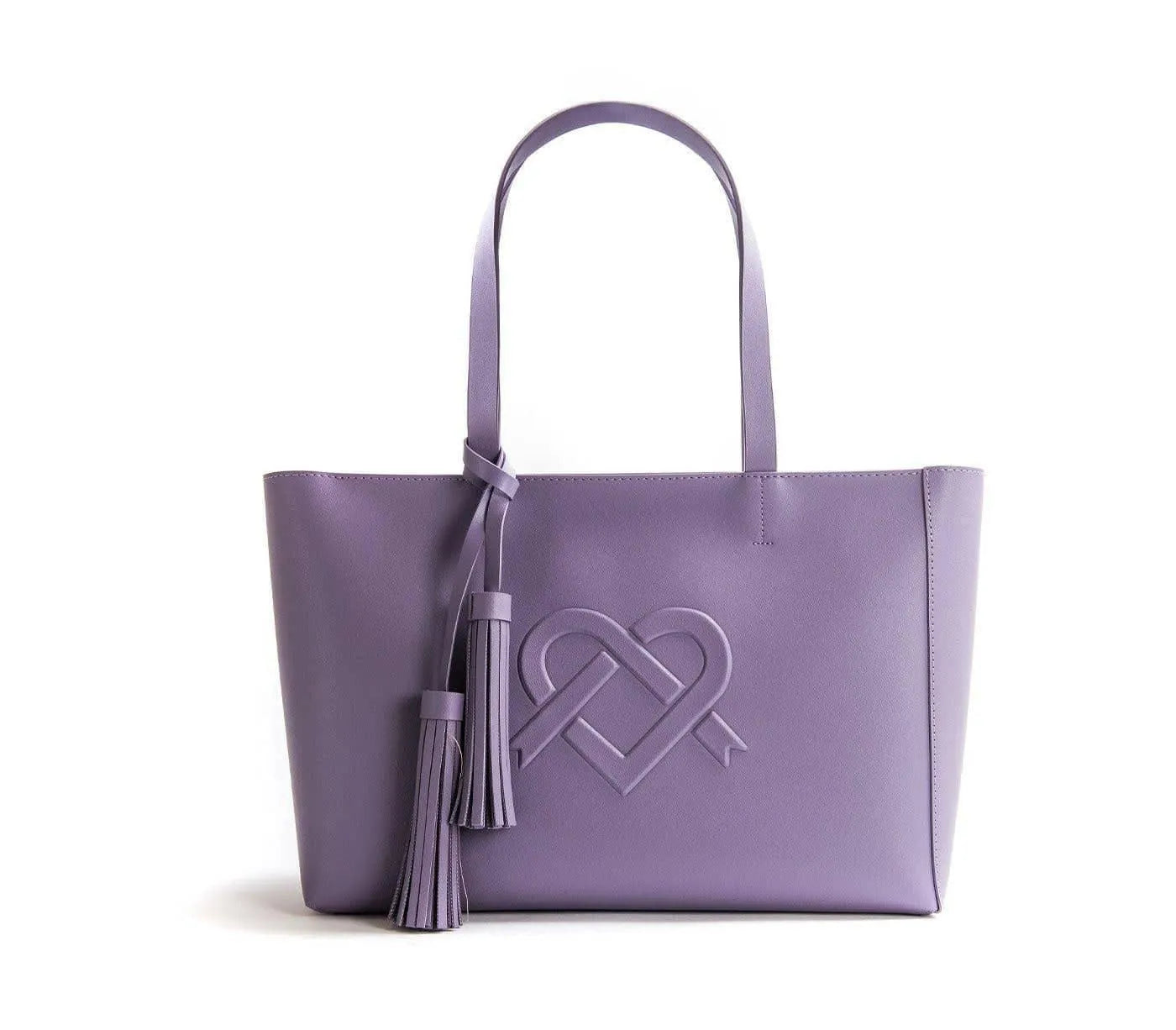 Tippi - Lilac Vegan Leather Tote Bag Jewelry Bubble