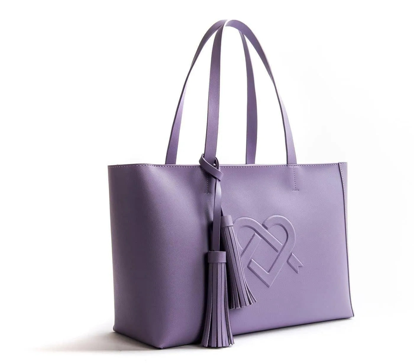 Tippi - Lilac Vegan Leather Tote Bag Jewelry Bubble