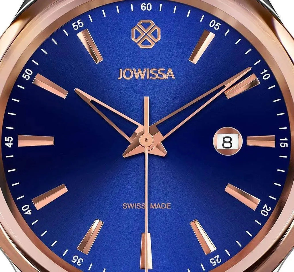 Tiro Swiss Men's Watch Rose Blue Brown J4.203.L