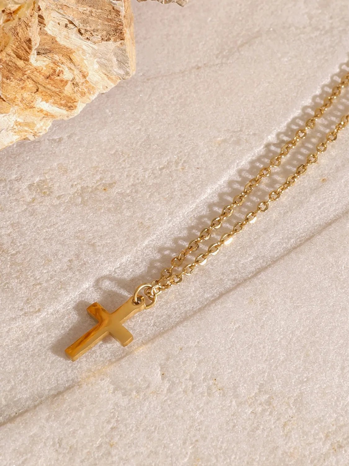 Triple Chain Cross Necklace: A Layered Statement of Faith and Style
