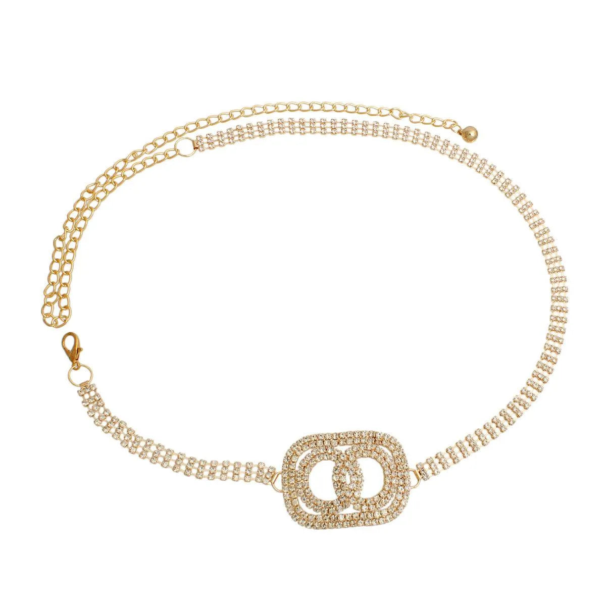 Unlimited Link Chain Belt Gold Plated Jewelry Bubble