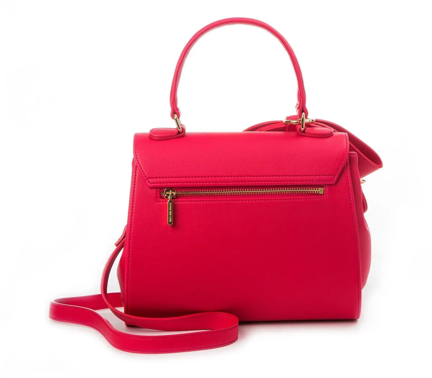 Vegan Leather Handbag Raspberry-pink Jewelry Bubble