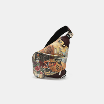 Vegan Luxe Wild Spirit Leopard Crossbody Bag Jewelry Bubble