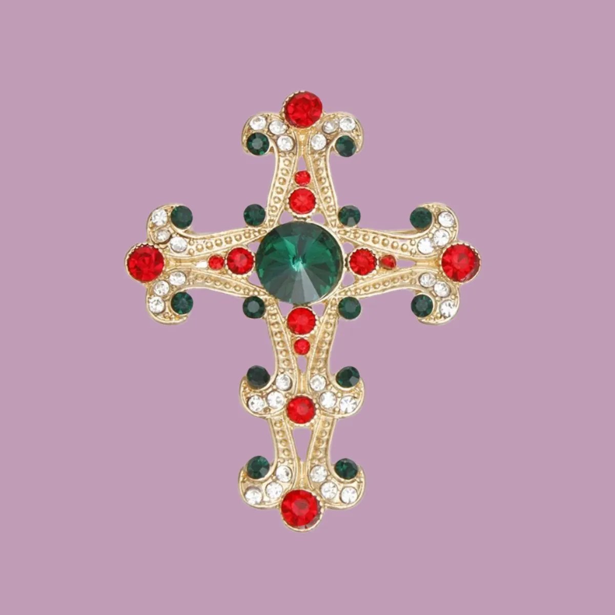 Victorian Cross Women's Brooch