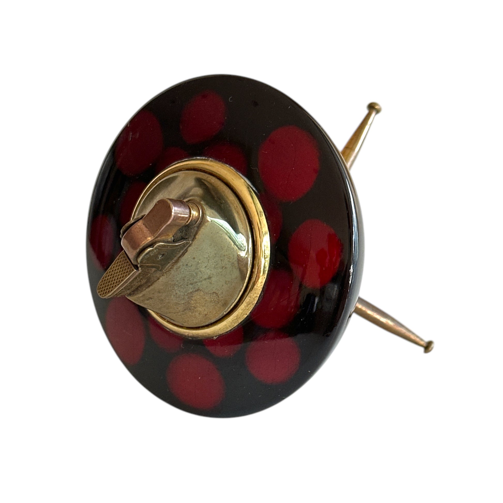 Vintage Atomic Age Sputnik Table Lighter | Mid-Century Modern Decorative Lighter | Retro Space-Inspired Home Decor Jewelry Bubble