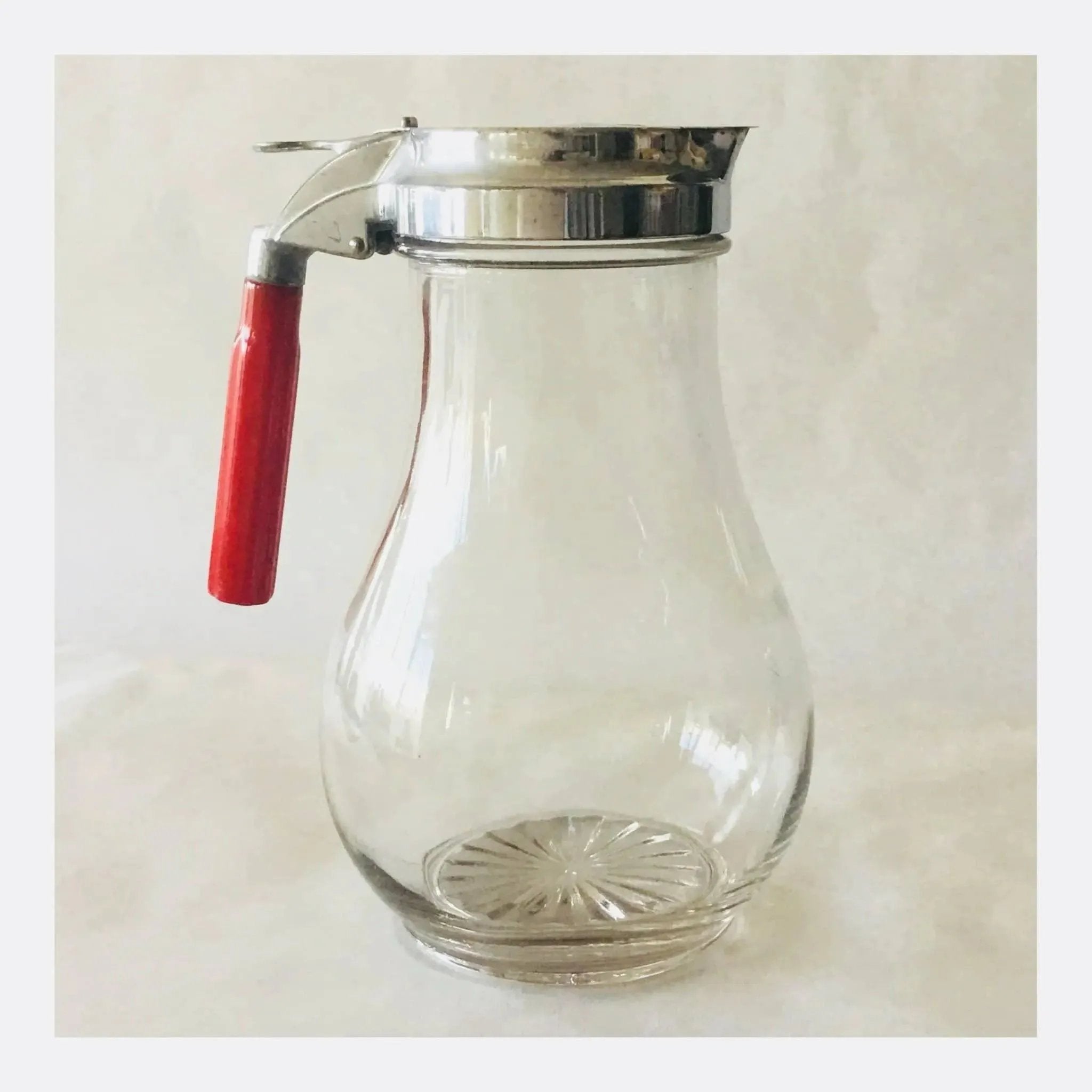 Vintage Bakelite & Glass Dispenser