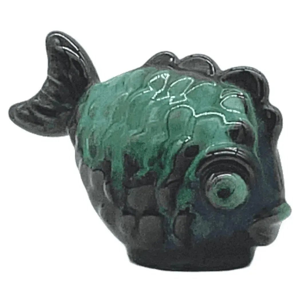 Vintage Ceramic Puffer Fish Figurine