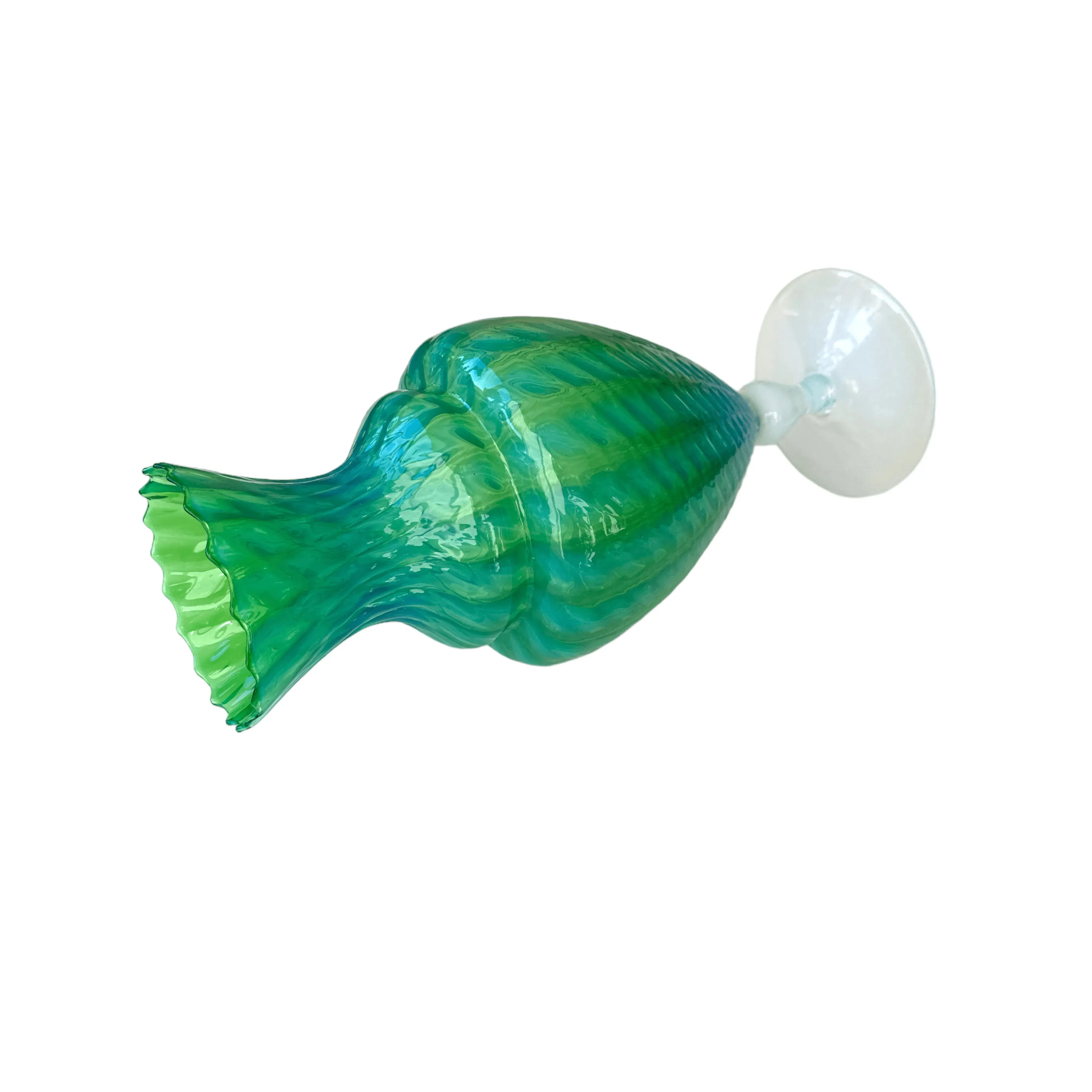 Vintage Empoli Glass Vase: A Classic Italian Masterpiece