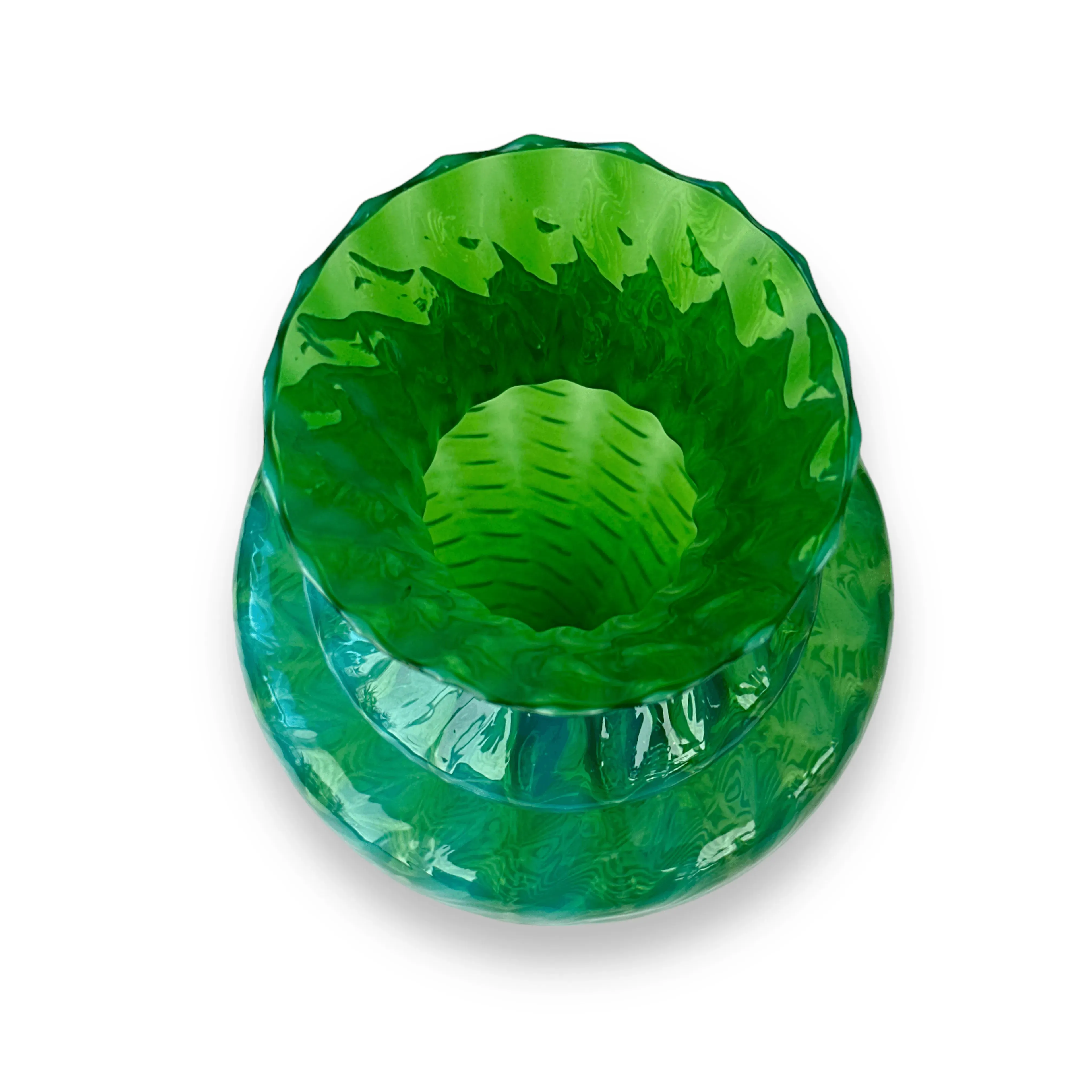 Vintage Empoli Glass Vase: A Classic Italian Masterpiece