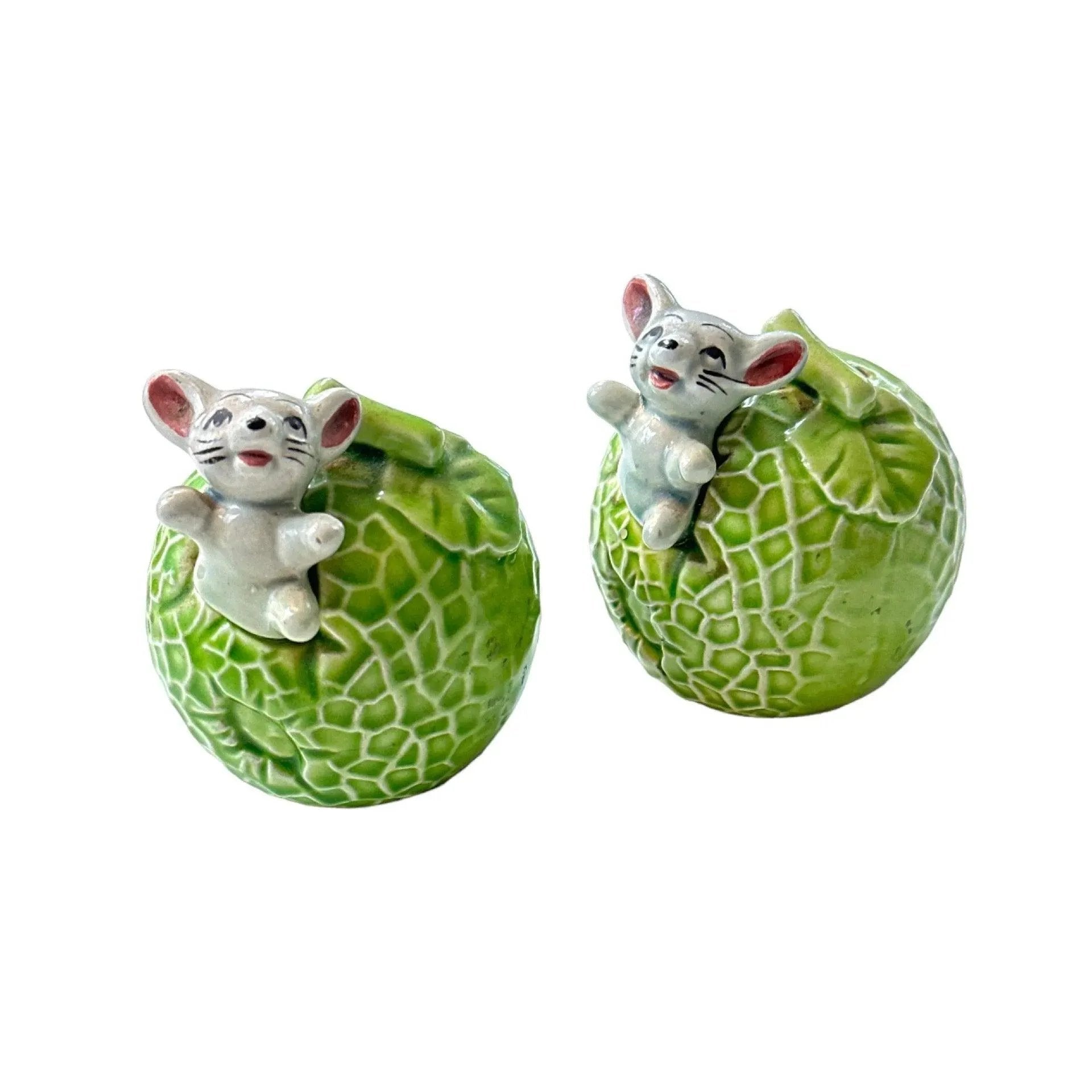 Vintage Giftcraft Ceramic Salt and Pepper Shaker Set - Made in Japan