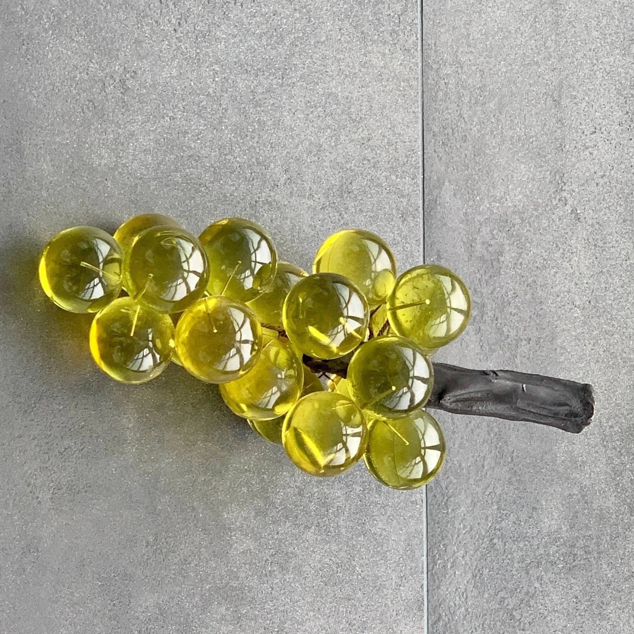 Vintage Grape Cluster Log Made of Lucite Orbs