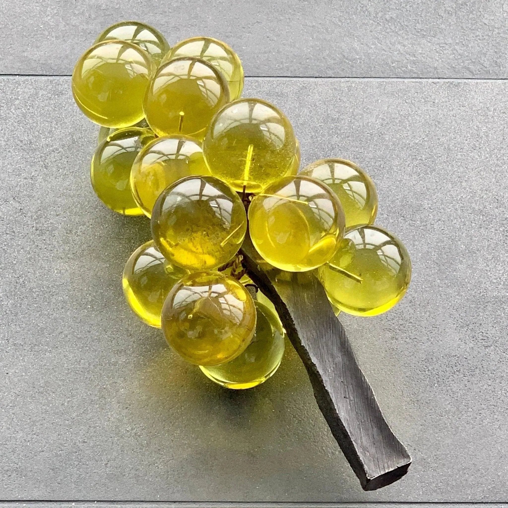 Vintage Grape Cluster Log Made of Lucite Orbs