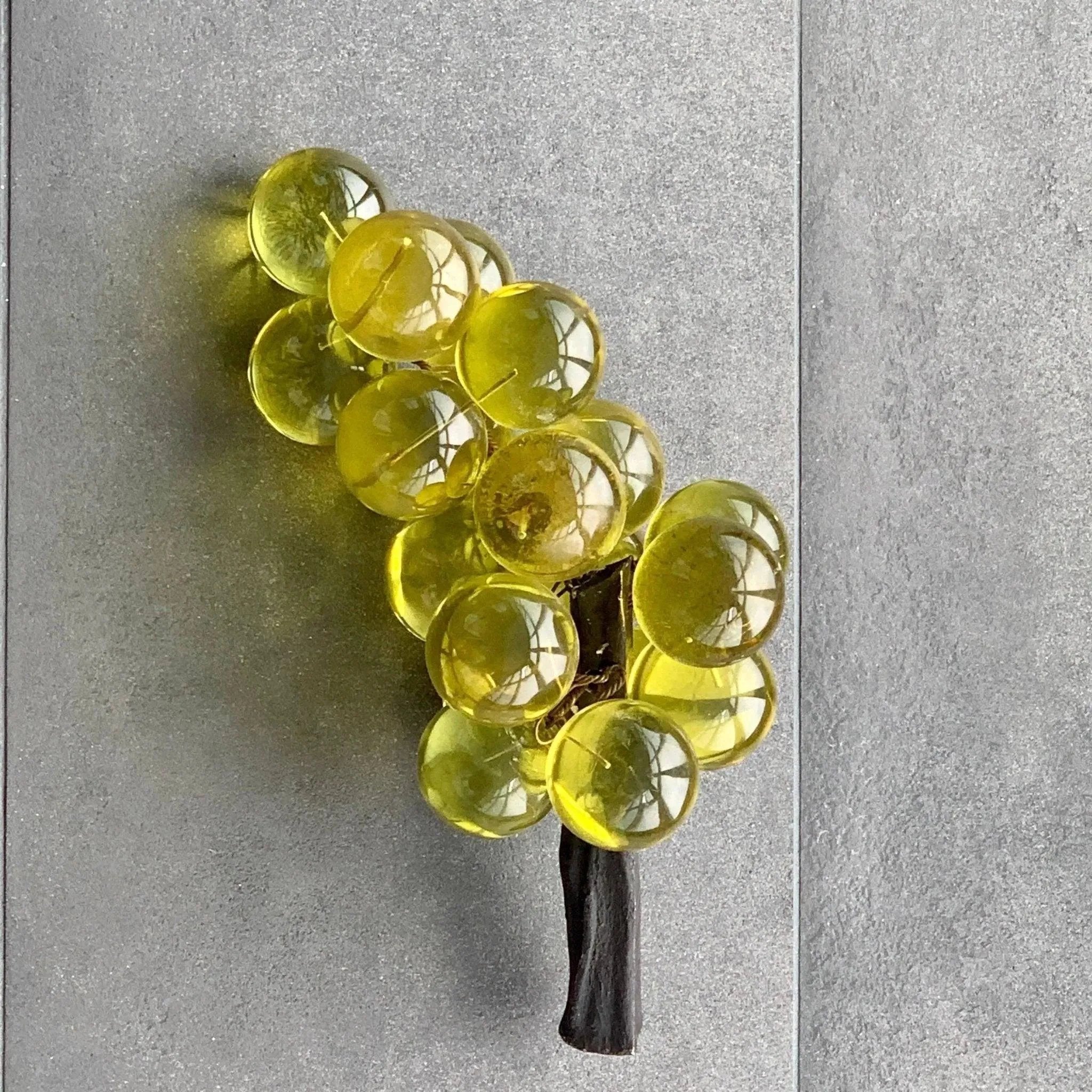 Vintage Grape Cluster Log Made of Lucite Orbs