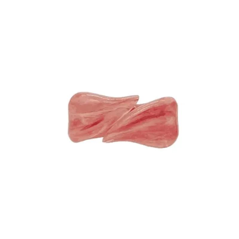 Vintage Lucite Leaf-Shaped Hinge Bracelet