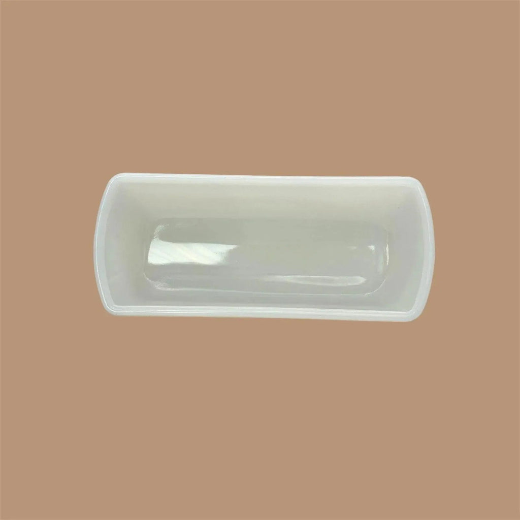 Vintage Milk Glass Butter Dish - Classic White Kitchen Essential