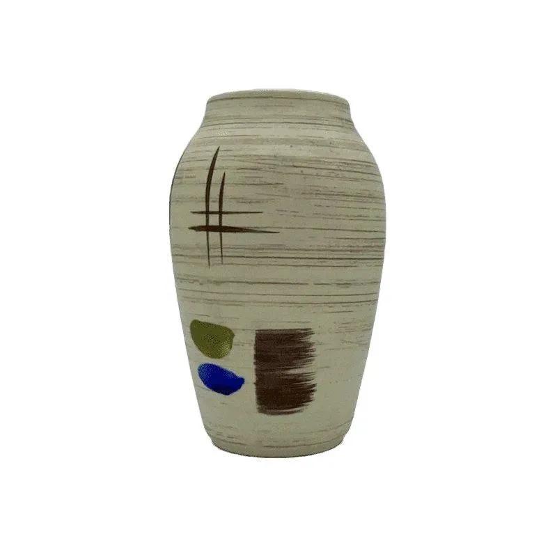 Vintage Vase Ü-Keramik, West German Pottery
