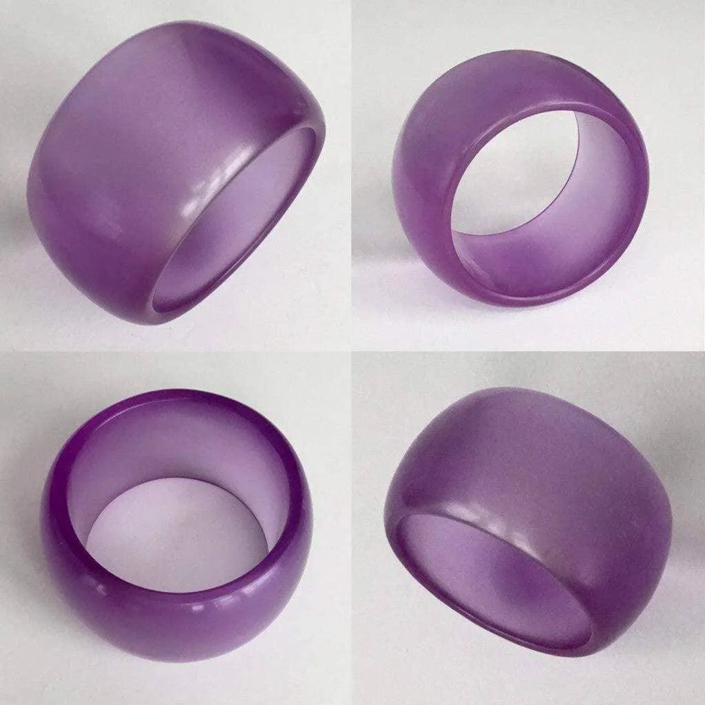 Vintage lavender purple jello lucite bangle Jewelry Bubble