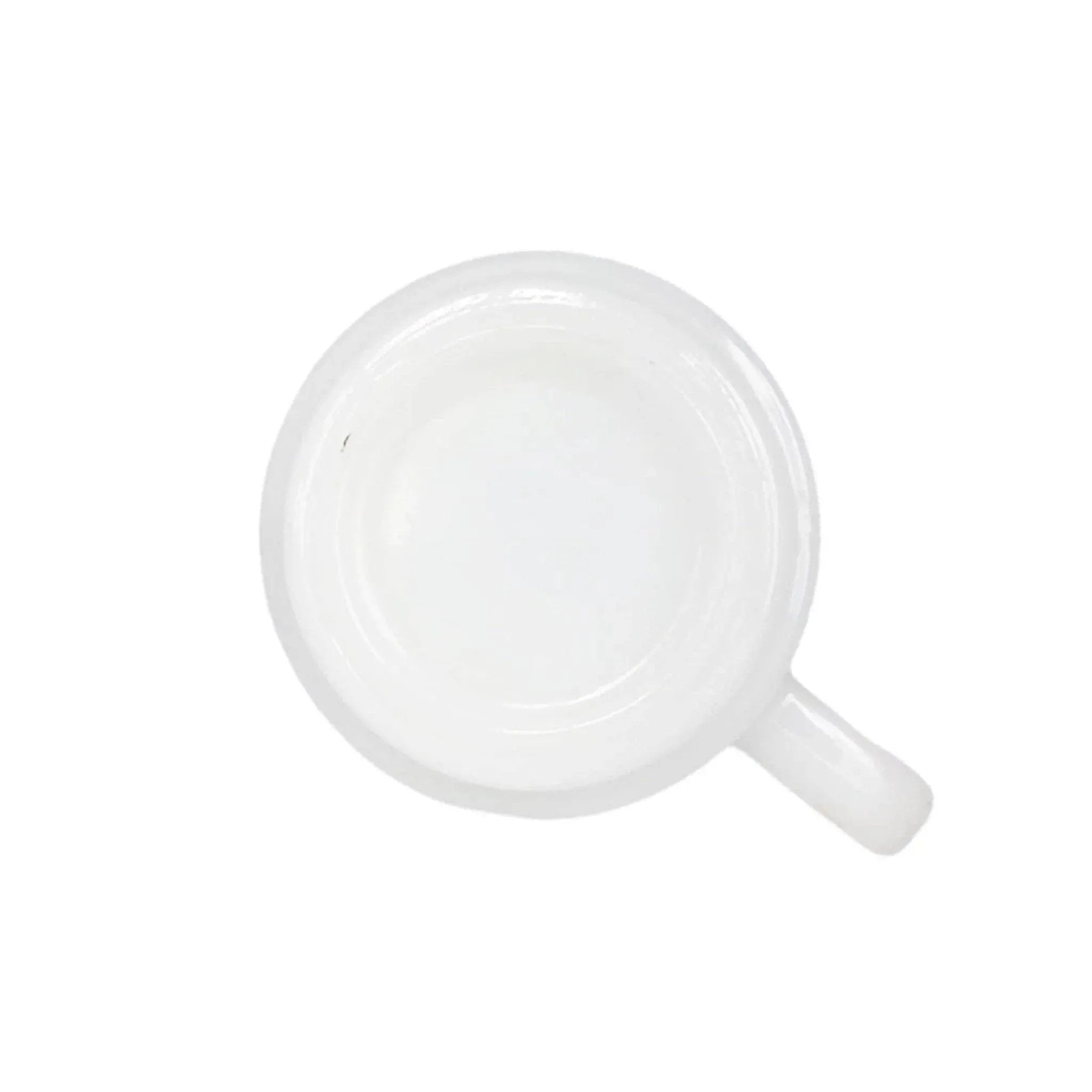 Warner Brothers Vintage Daffy Duck Milk Glass Coffee Mug