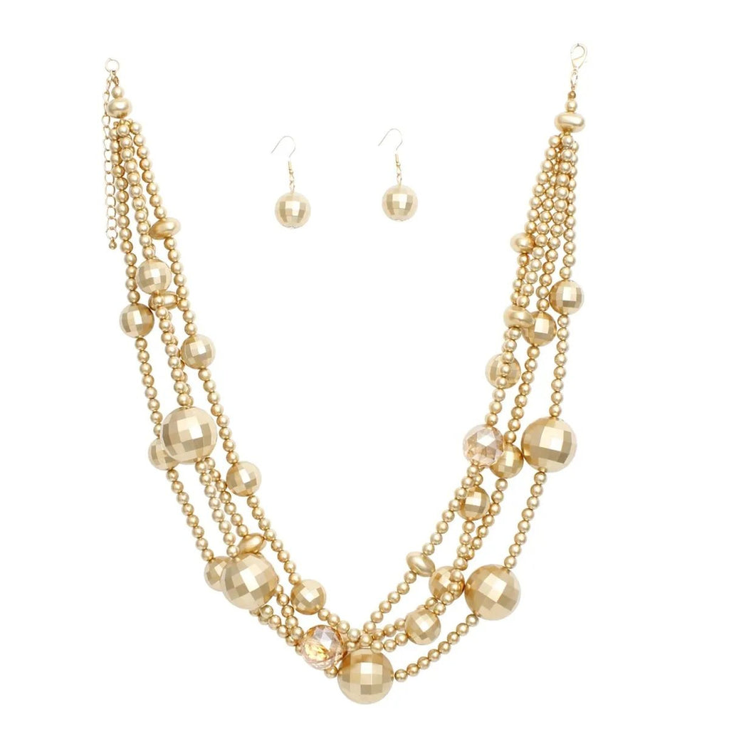 Women's Beaded Necklace Set