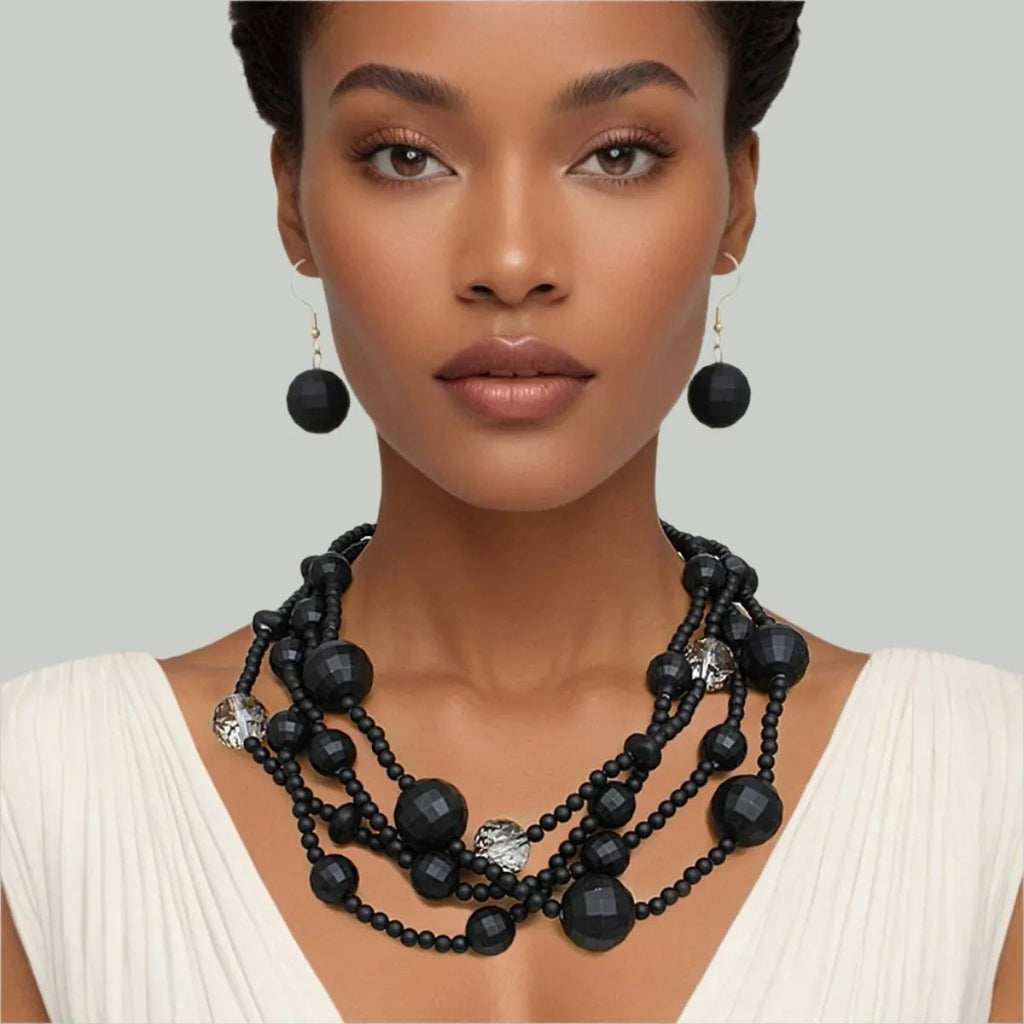 Women's Beaded Necklace Set