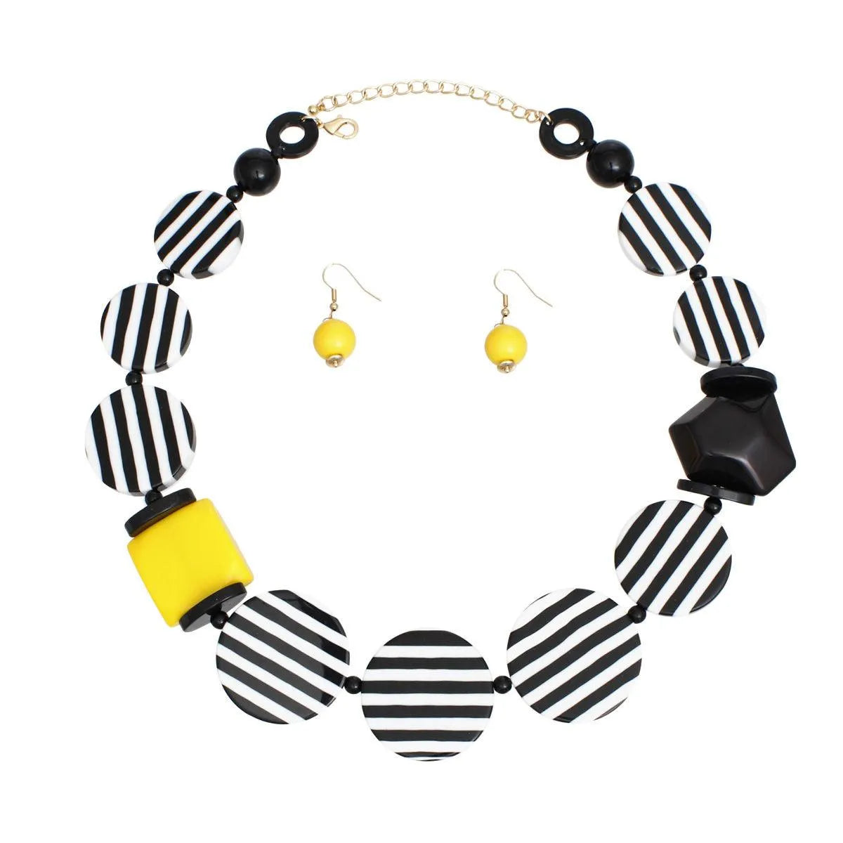 Yellow Muse Necklace Set: Beloved Fashionistas’ Favorite Jewelry Jewelry Bubble