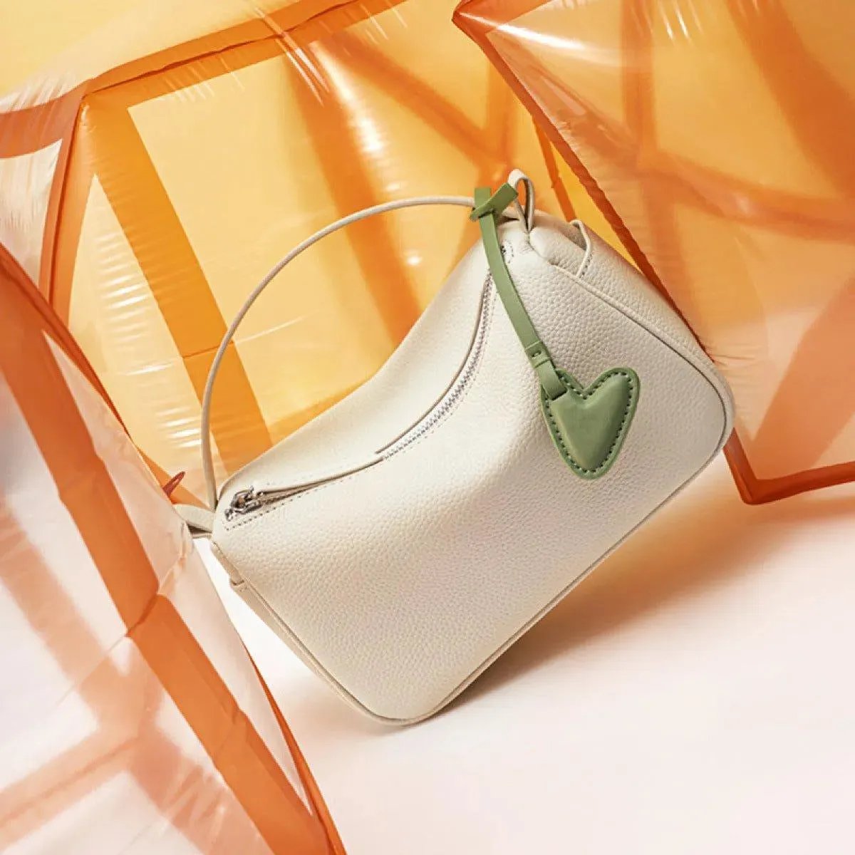 Zipper Pillow Crossbody Shoulder Bag