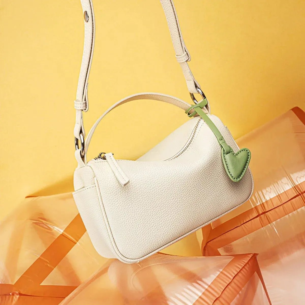 Zipper Pillow Crossbody Shoulder Bag