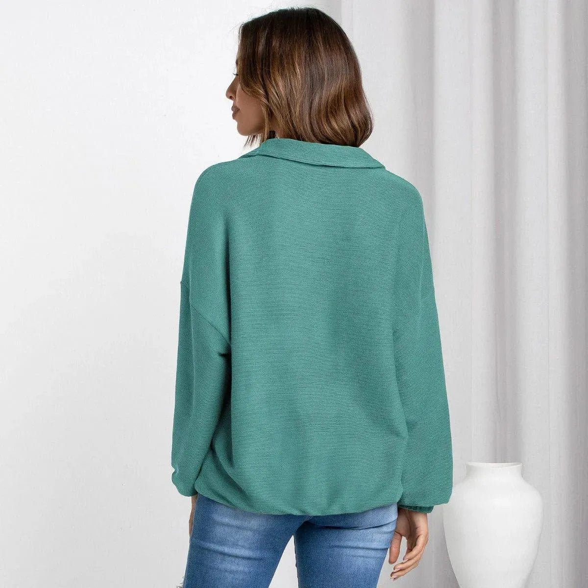 Zipper Up Sweatshirt