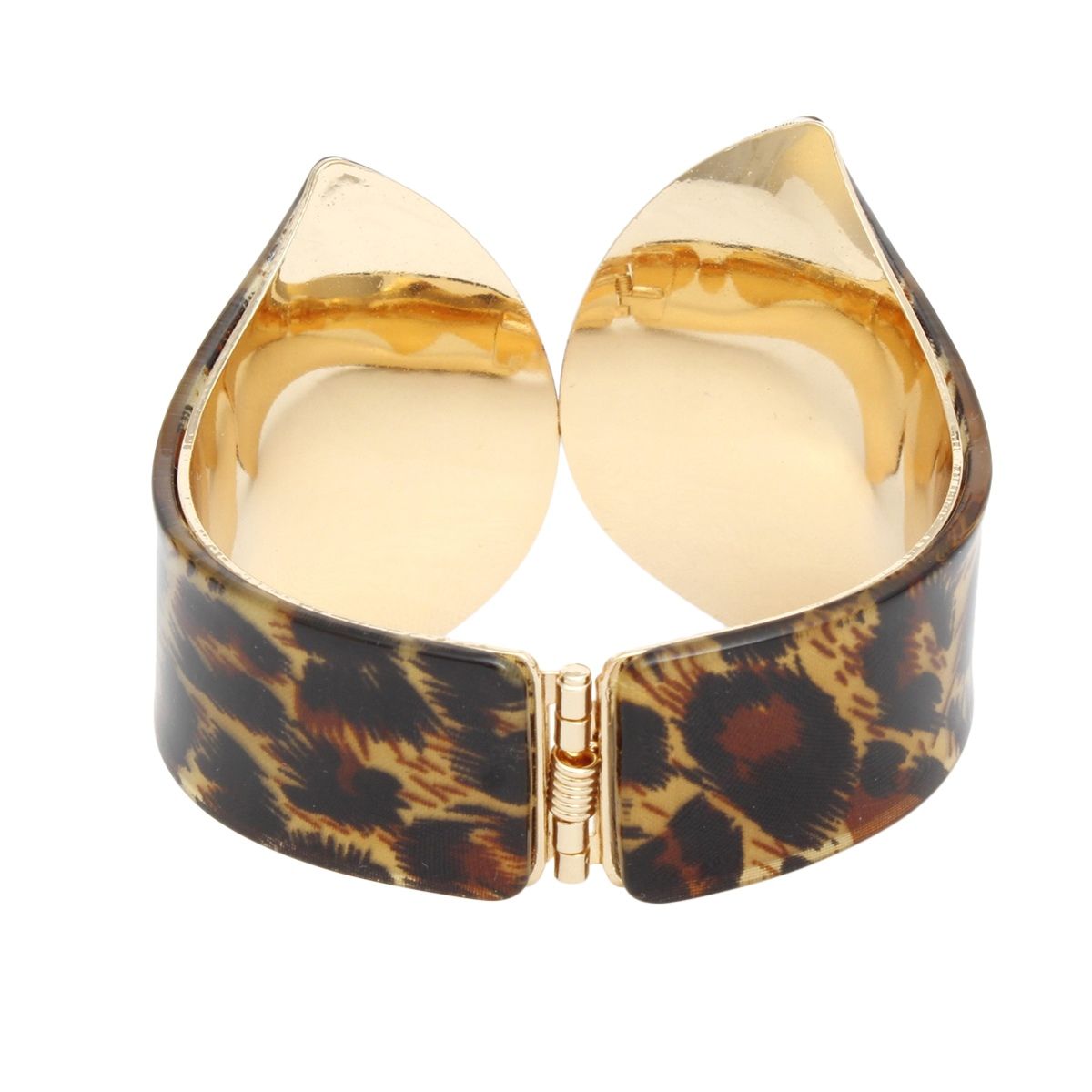 Leopard Print Cuff Bracelet | Statement Jewelry Pinktown
