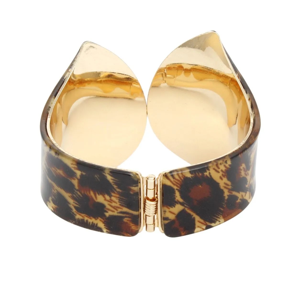 Leopard Print Cuff Bracelet | Statement Jewelry