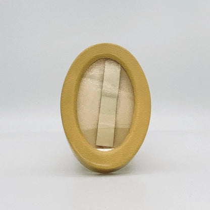 Antique Celluloid French Ivory Easel Back Oval Picture Frame