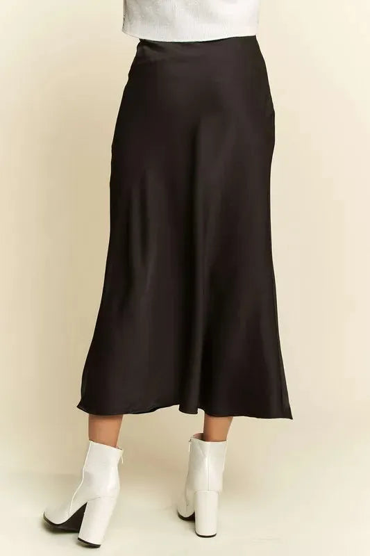 High Waist Midi Skirt - Elegant & Versatile Wardrobe Staple