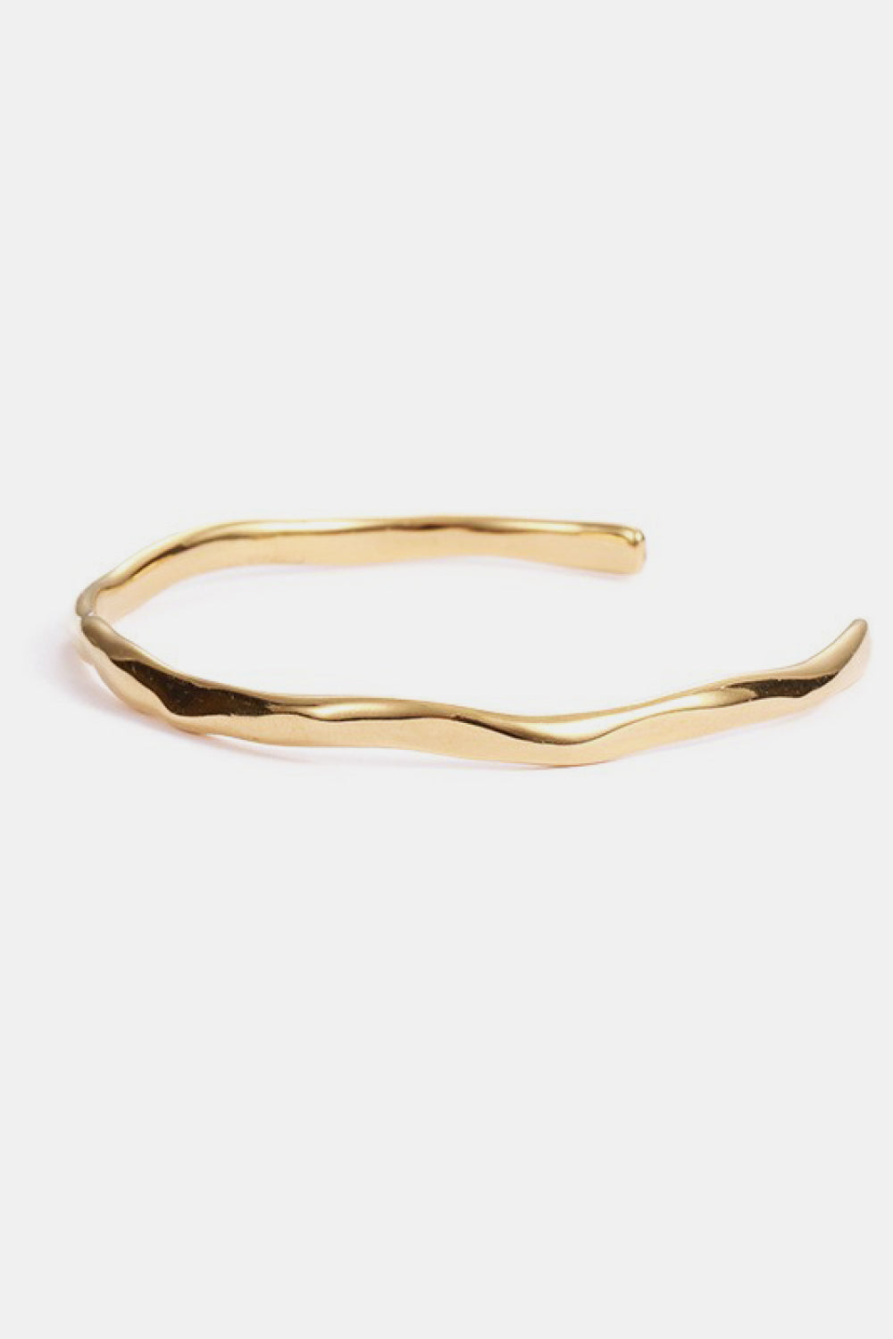 Gold-Plated Hammered Bracelet: Must-Have for Every Woman's Collection