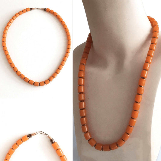 Bakelite prayer beads vintage necklace