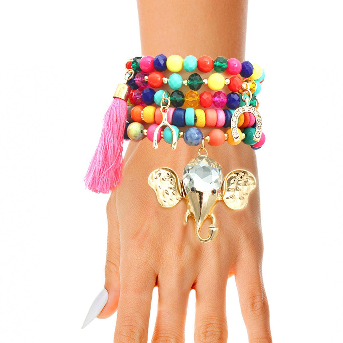 Beaded Bracelets: Fashion's Charming Over the Rainbow Statement