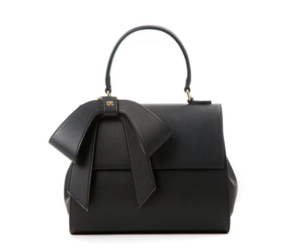 Black Vegan Leather Handbag