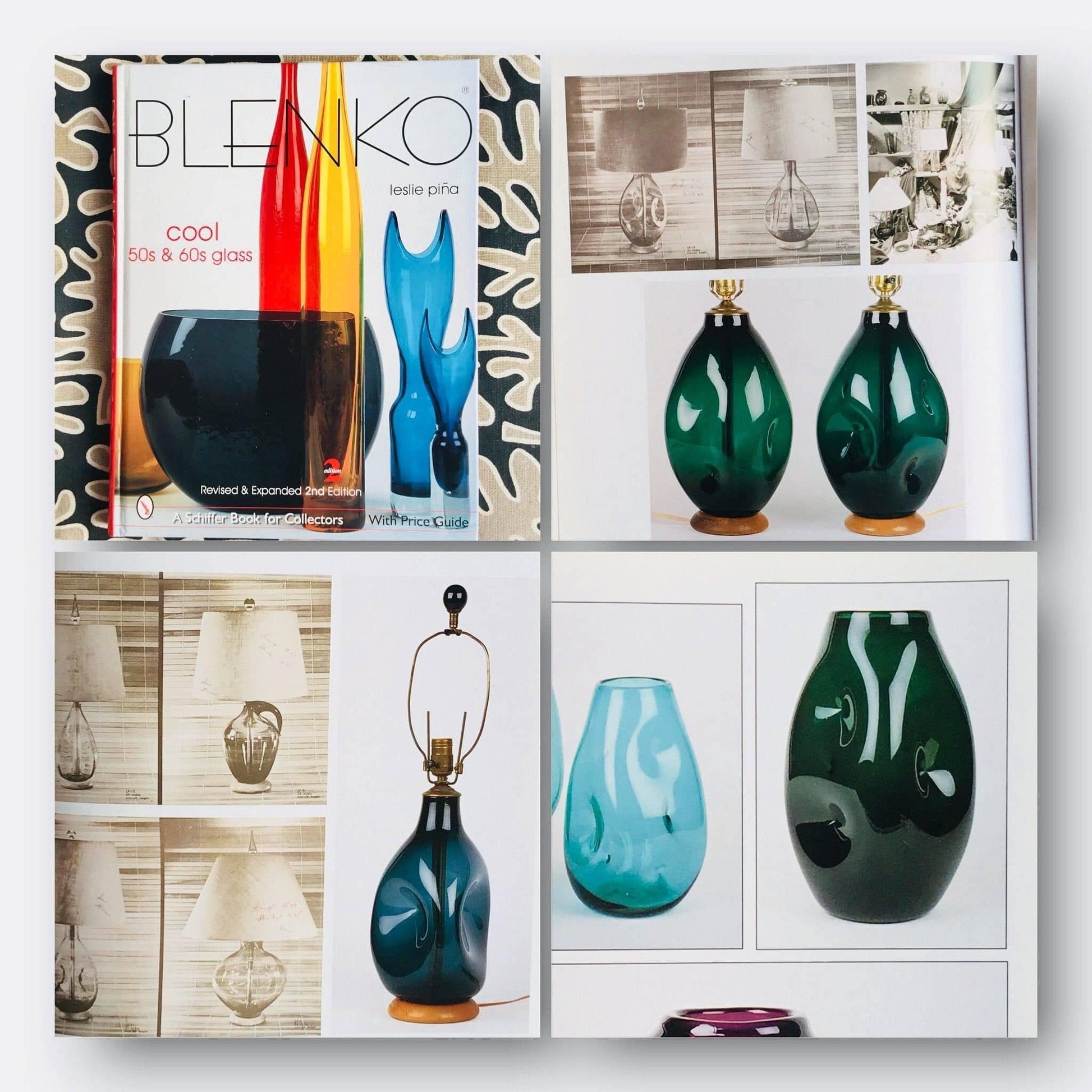 Blenko Glass Indented Vase Amber Color Mid-Century Modern