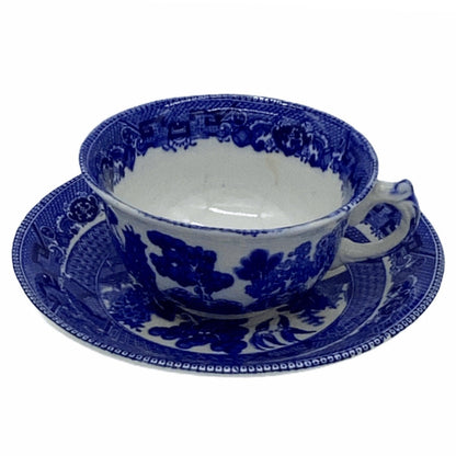 Buffalo Pottery Antique Cup Saucer Set