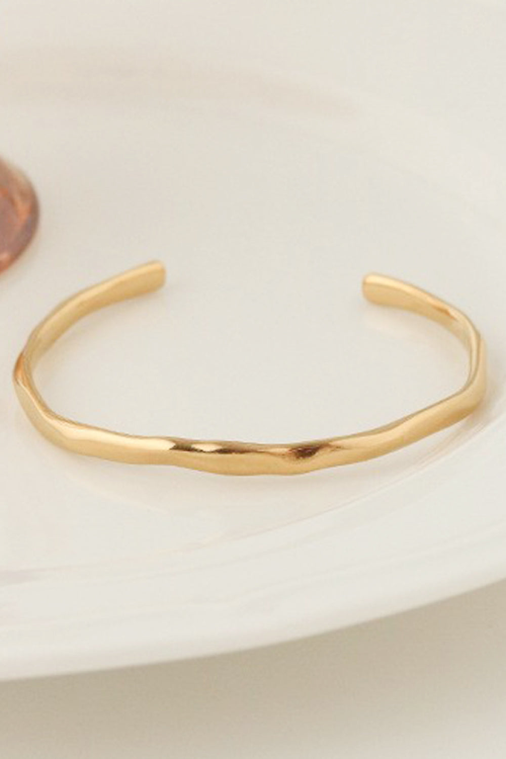 Gold-Plated Hammered Bracelet: Must-Have for Every Woman's Collection