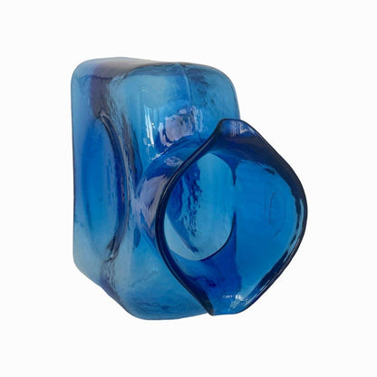 Classic Blenko Blue Glass Water Carafe/Pitcher/Vase
