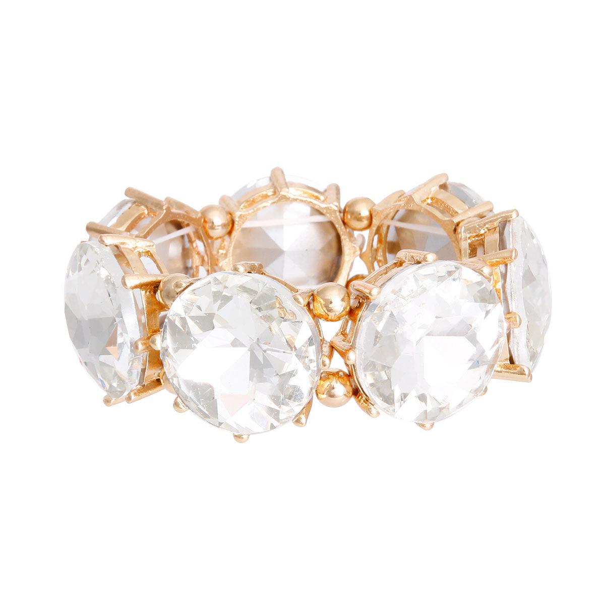 Clearly Chic Statement Bracelet