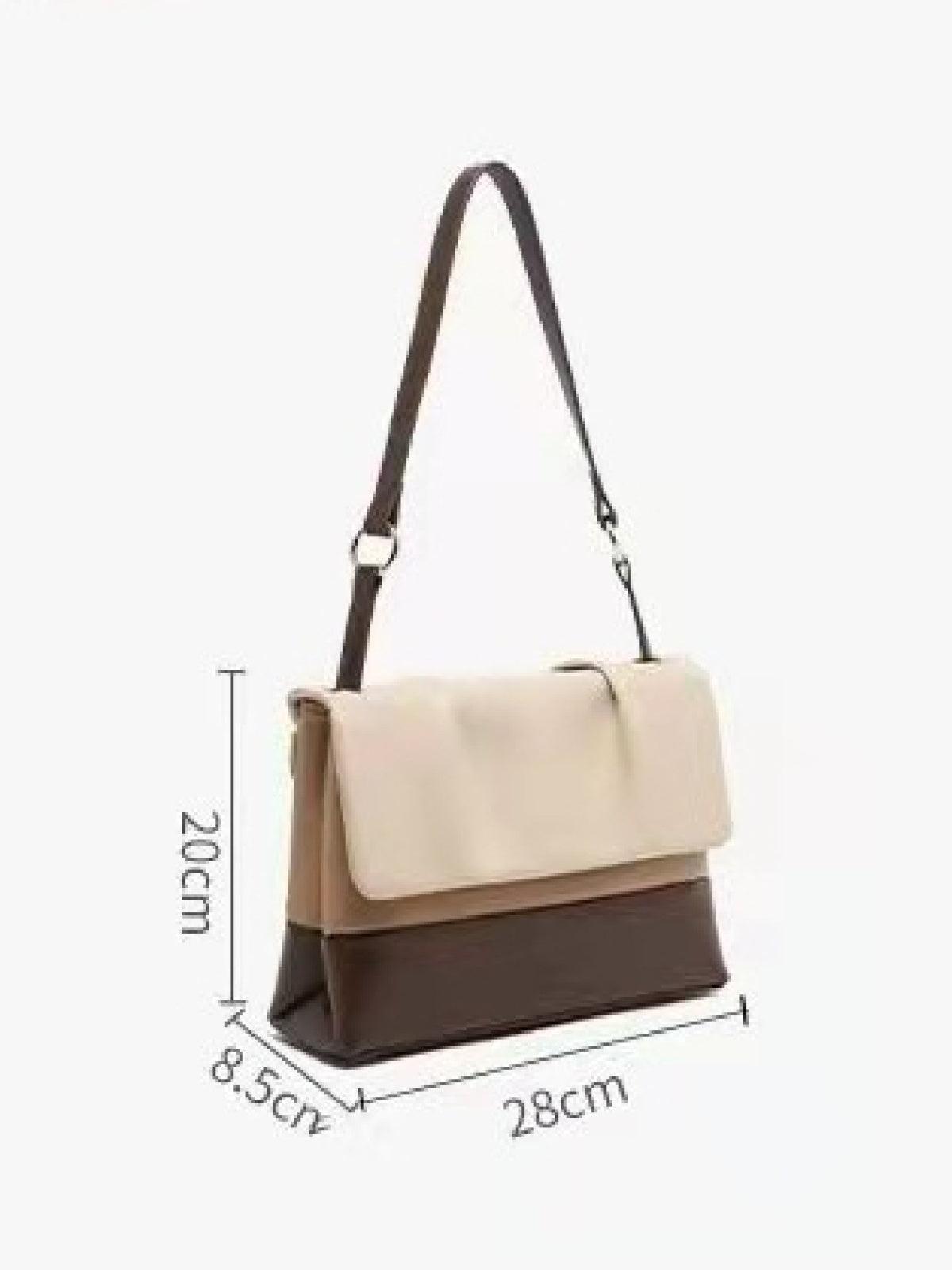 Colorblock Square Flap Bag - Upgrade Your Look With Style!