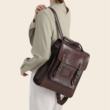 Cover Type High-Capacity Zipper Backpack