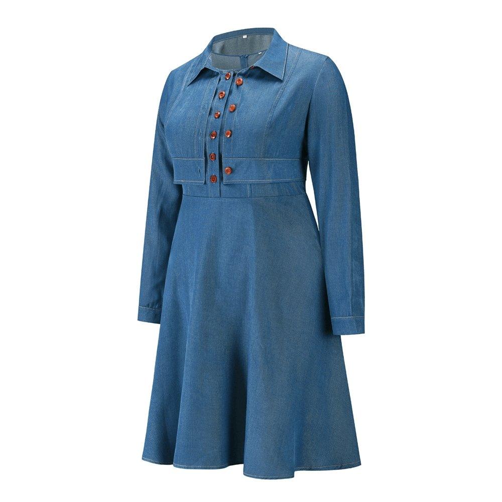 Cropped Denim Jacket and Sleeveless A-Line Dress Set
