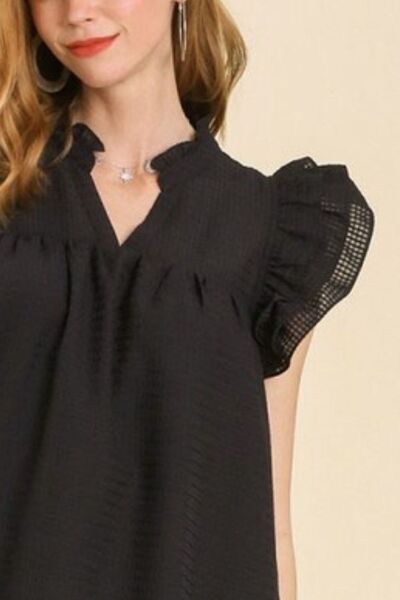 Layered Ruffle Sleeve Mini Black Dress - Your Go-To Look for Summer 2025 Trendsi