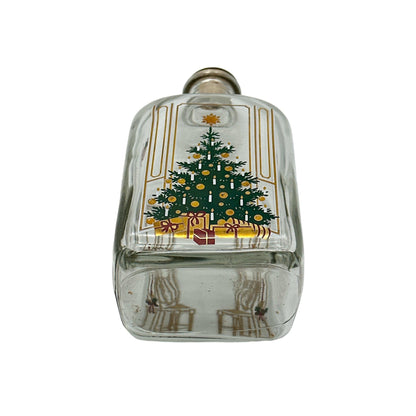 Danish Christmas Decanter: Vintage Holmegaard Art Glass Collectible