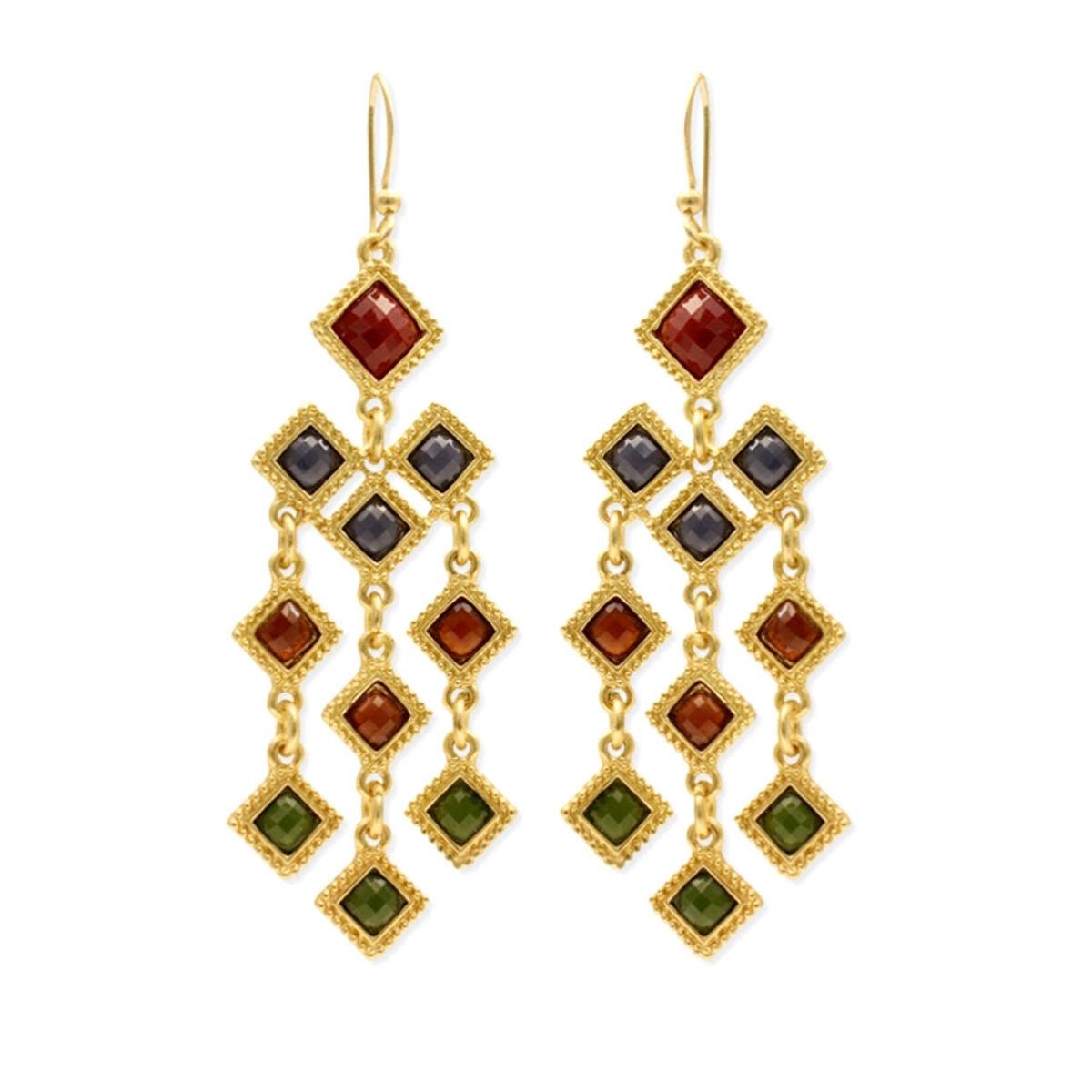 Discover Your New Favorite: Rhombus Cascade Statement Earrings