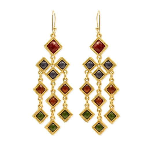 Discover Your New Favorite: Rhombus Cascade Statement Earrings